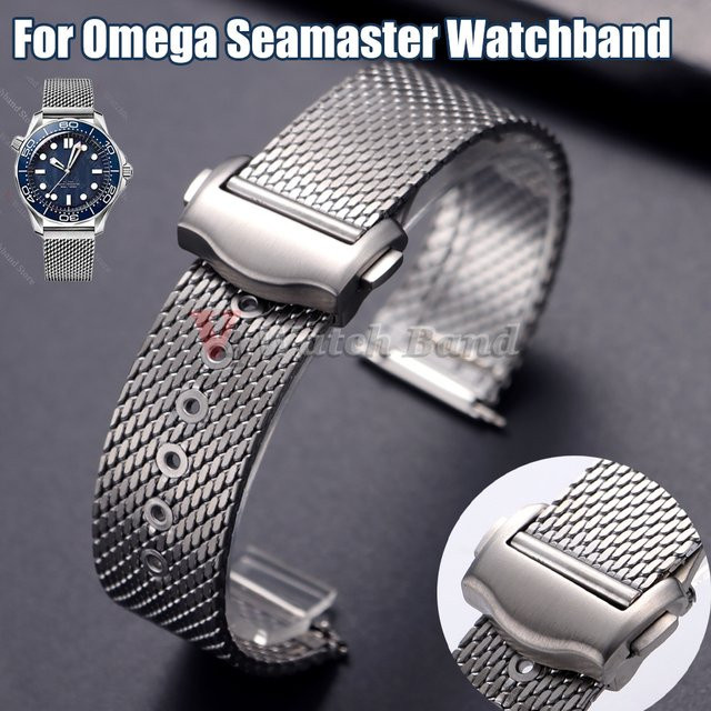 Uhrenarmband Edelstahl, Milanaise, Silber, 20 mm, Unisex - Bild 1