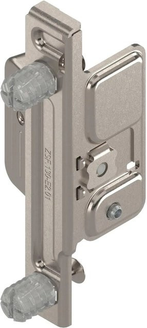 Blum Frontbefestigung Metabox Clip Zarge M K H Expando Links aus vernickeltem Stahl in Silber - Bild 1
