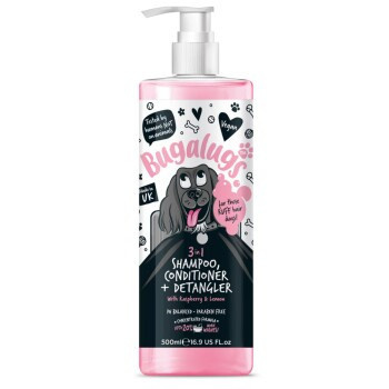 Bugalugs 3-in-1 Hundeshampoo, Conditioner & Detangler, Himbeere & Zitrone - Bild 2