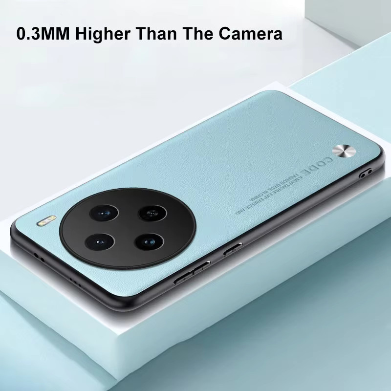 Luxus PU Leder Handyhülle für vivo x100, x100s Pro und x100 Ultra 5G in Grün mit mattem TPU Silikon Vollschutz - Bild 2