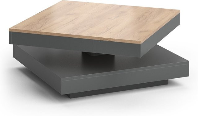 Vicco Couchtisch Elias in Anthrazit und Gold - Bild 1