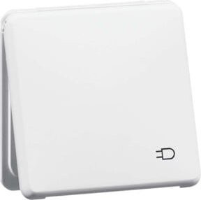 Peha SCHUKO-Steckdose mit Klappdeckel in Weiß 16A 250V D 80.6511 K W - Bild 1