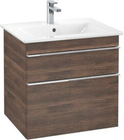 V&B Waschtischunterschrank VENTICELLO in Arizona Oak mit Chromgriffen, B/T/H: 60,3 x 50,2 x 59 cm - Bild 1