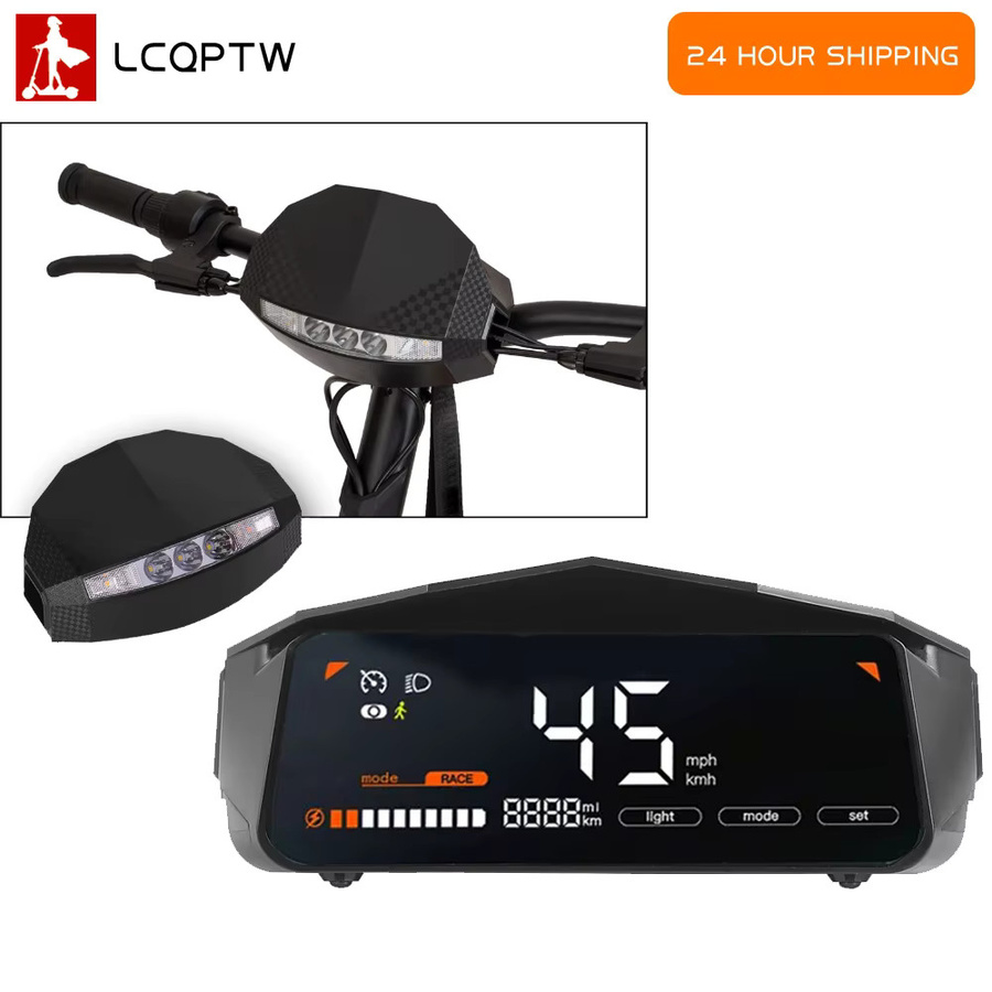Kugoo KuKirin G2 Digitaler Tachometer mit Blinker und Scheinwerfer Armaturenbrett-Display-Bildschirm-Baugruppe in Schwarz - Bild 1
