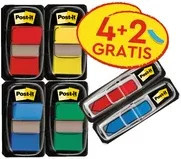 Post-it Index Haftstreifen Standard, farbsortiert, B: 2,54 cm, H: 4,32 cm, 4 x 50 Stück - Bild 3