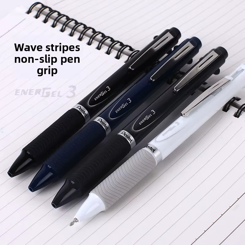 Pentel Energel 3-in-1 Mehrfarb-Gel-Kugelschreiber mit 0,5 mm Spitze in Schwarz, Rot und Blau - Bild 2