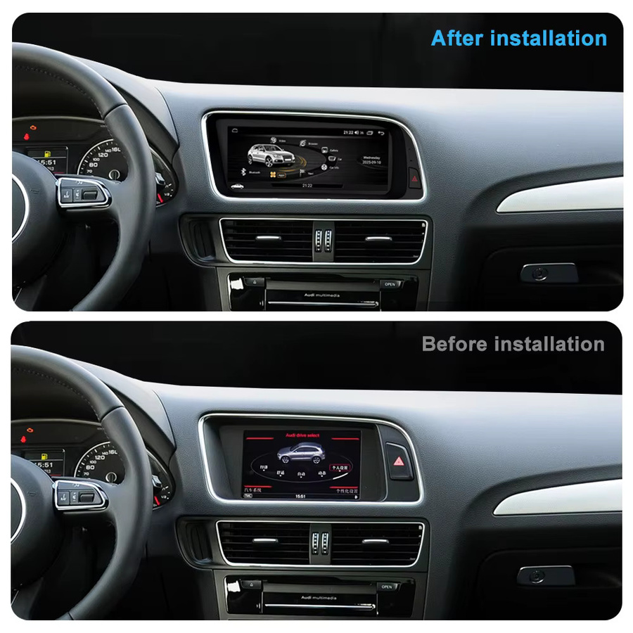 LIARO-NAVI Android 16 Multimedia-Player für Audi Q5 mit 8,8 Zoll QLED-Bildschirm, Wireless Carplay, GPS und Wi-Fi, Schwarz - Bild 3