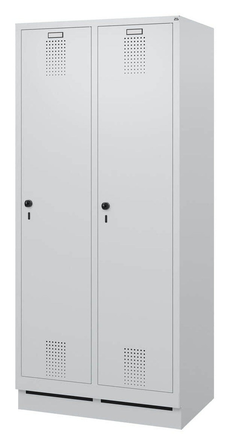 BIGBOXX Spind Comfort XL mit Sockel aus Metall in Weiß - Bild 1