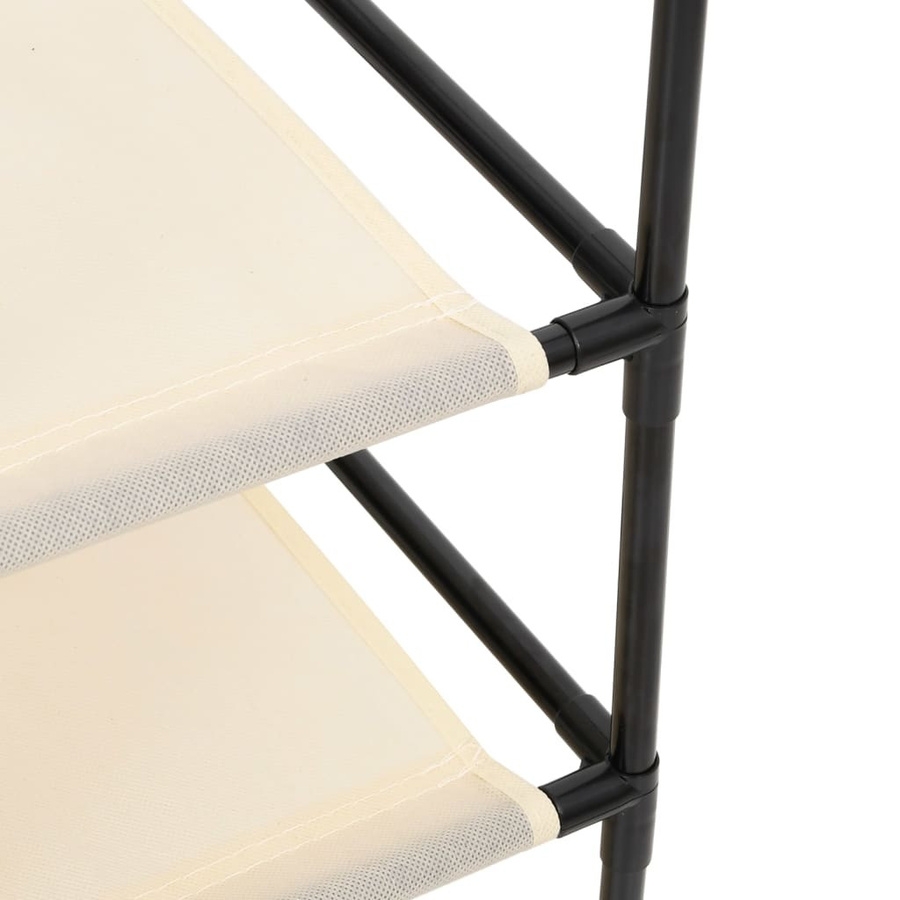 vidaXL Lagerschrank mit 6 Schubladen aus Stahl in Creme, B/T/H: 55 x 29 x 55 cm - Bild 2