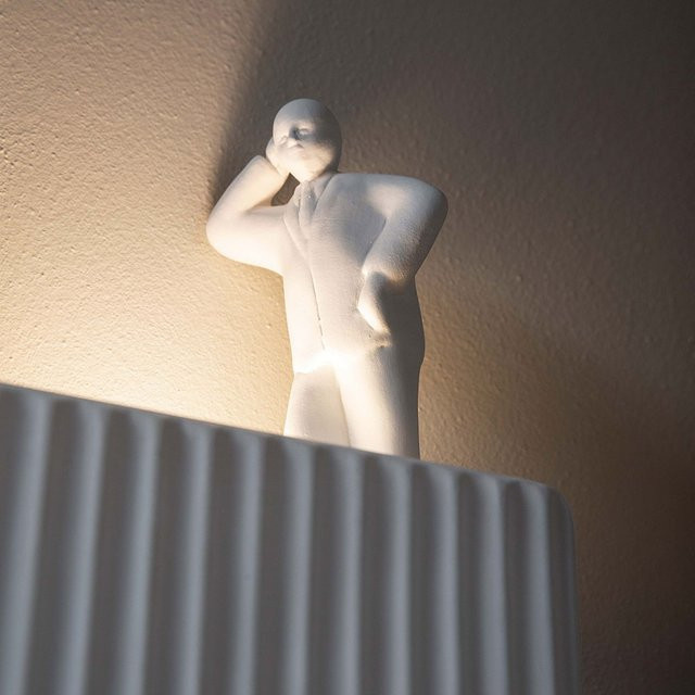 Karman Umarell LED-Wandleuchte in Weiß Matt mit warmweißem Licht (3000K) - Bild 1
