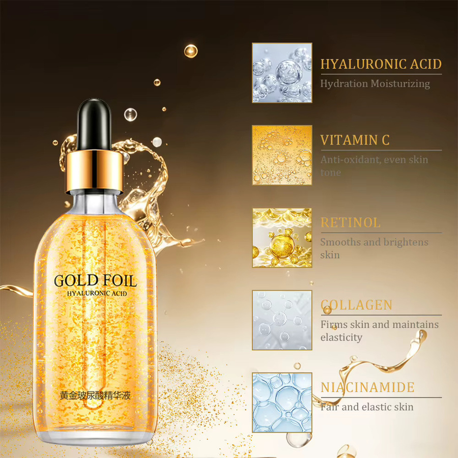 YOUNGCOME Gesichtsserum mit Hyaluronsäure, Niacinamid, Kollagen, 100 ml - Bild 4