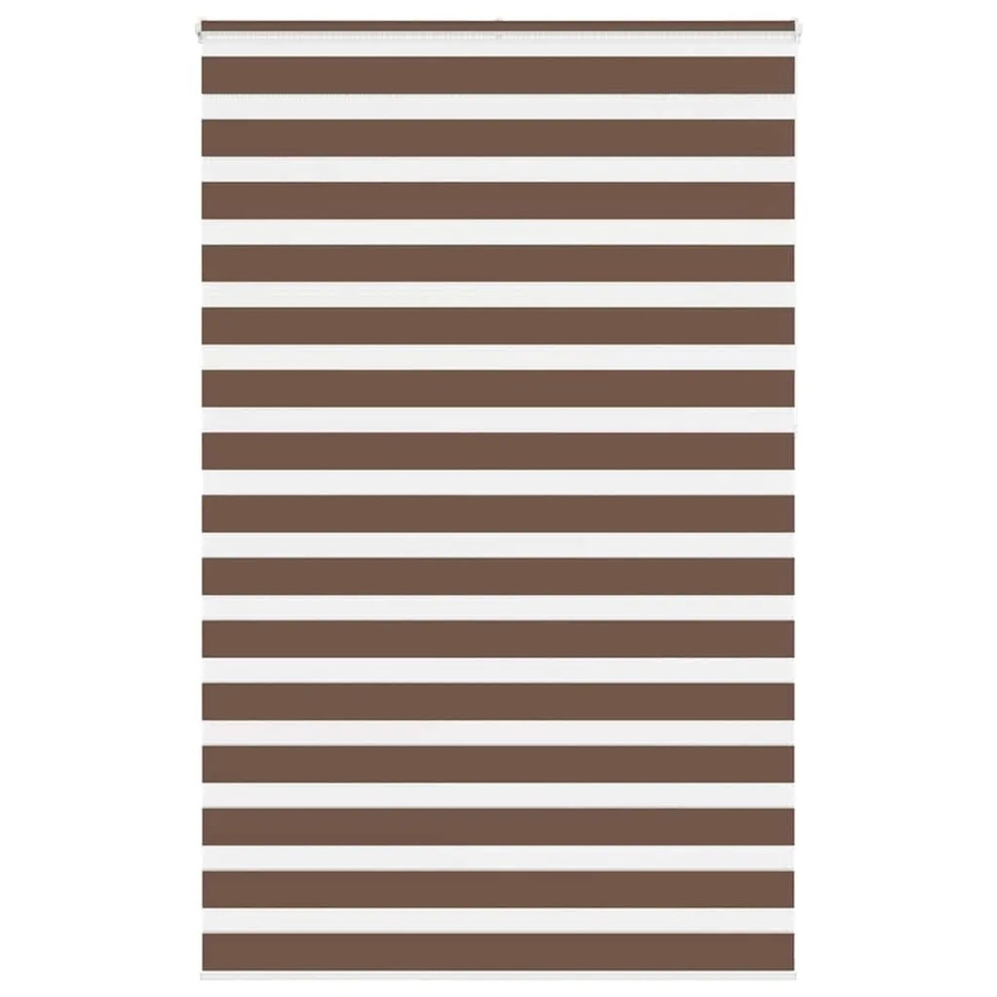 vidaXL Doppelrollo Day & Night Braun gestreift aus Polyester B/H: 140 x 230 cm - Bild 2