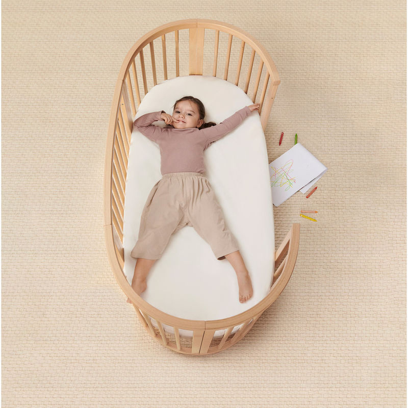 Stokke Sleepi V3 Babybett aus Buchenholz, B/T/H: 74 x 141 x 74 cm - Bild 2