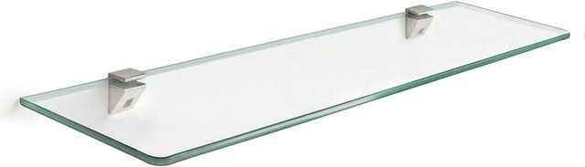 Tulup Glasregal für Badezimmer und Küche, transparent, B: 50 cm, T: 13 cm - Bild 1