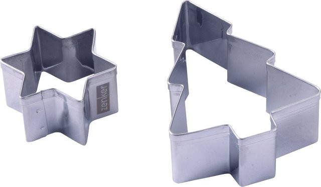 Zenker Ausstecher-Set Baum und Stern The Christmas Candy Shop aus Edelstahl in Silber - Bild 1