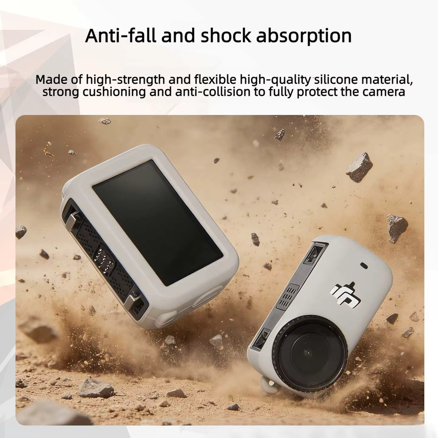 DJI Osmo Nano Silikon-Schutzhülle mit Objektivabdeckung als verschleißfestes Zubehör für deine Actioncam - Bild 2