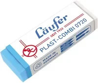 Läufer Radierer Plast-Combi in Blau und Weiß - Bild 1