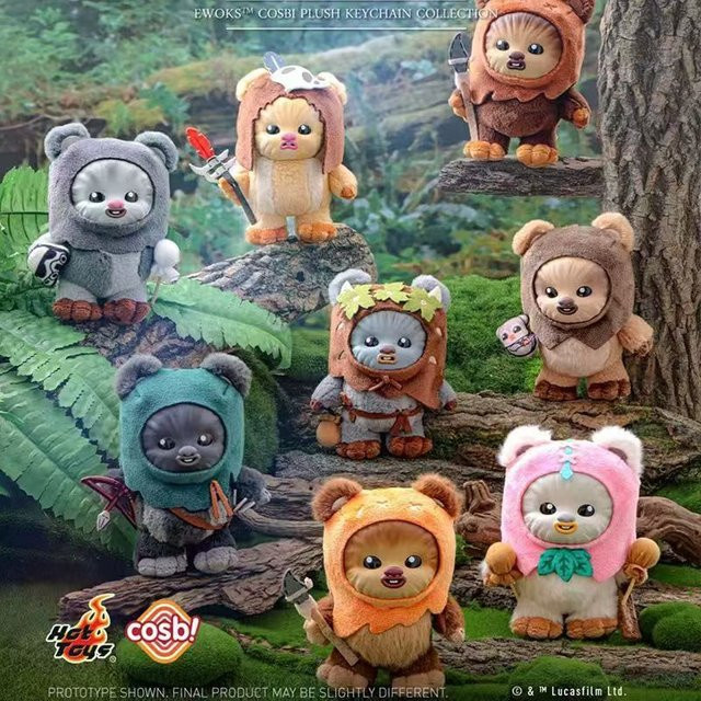HotToys Star Wars COSBI Blind Box Ewok Mini Sammelfigur in Mehrfarbig - Bild 1