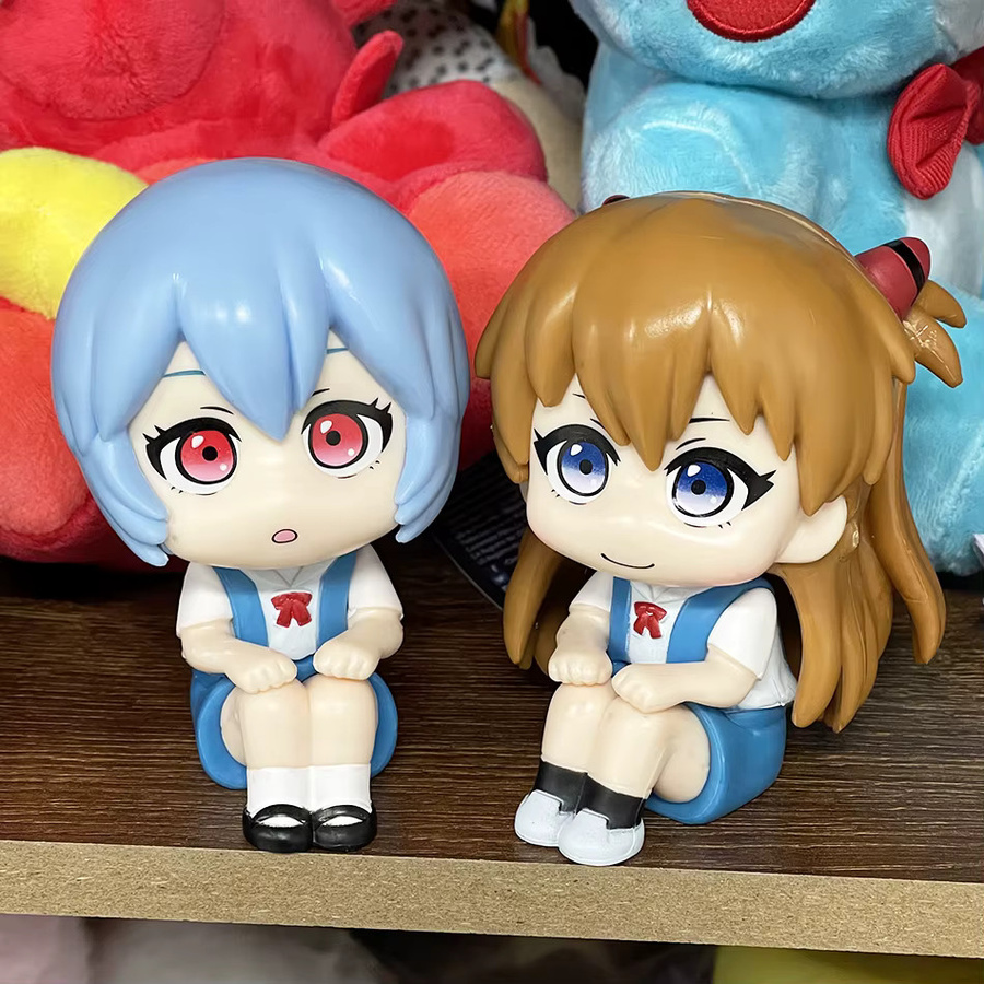 Bandai Evangelion Ayanami Rei Asuka, Actionfigur, Q-Version - Bild 2