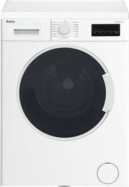 Bosch Waschmaschine UWA 484 041 in Weiß mit 8 kg Waschkapazität, 1400 U/min Schleuderdrehzahl, Aquastop, Dampfprogrammen und Zeitvorwahl - Bild 1