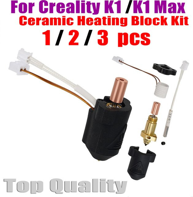 Creality Hotend-Kit für K1 und K1 Max mit Keramik-Heizblock und Extruder für 300 °C - Bild 1