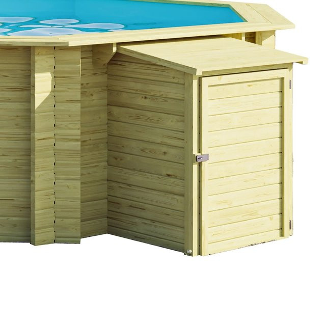 Karibu Technikbox aus kesseldruckimprägniertem nordischem Fichtenholz, 19 mm - Bild 1