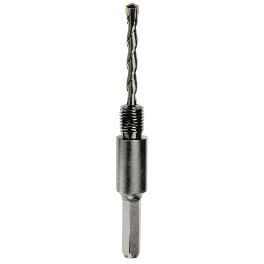 LUX-TOOLS Bohrkronenaufnahme 6-Kant Bit-Holder aus Stahl in Silber - Bild 2