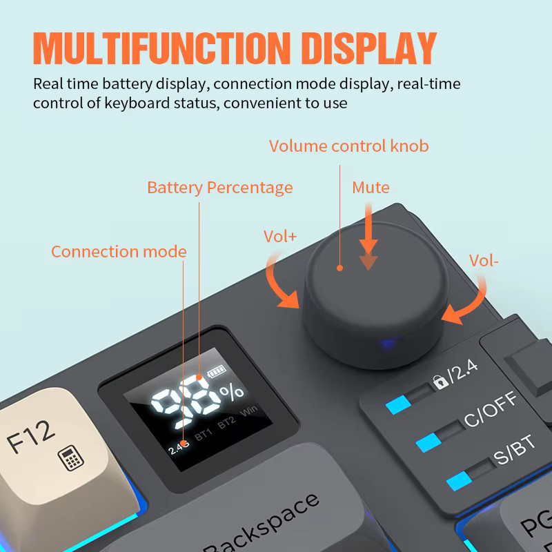 XUNFOX Gaming-Tastatur-Maus-Set mit USB-A Anschluss und Beleuchtung für Desktop und Laptop - Bild 4