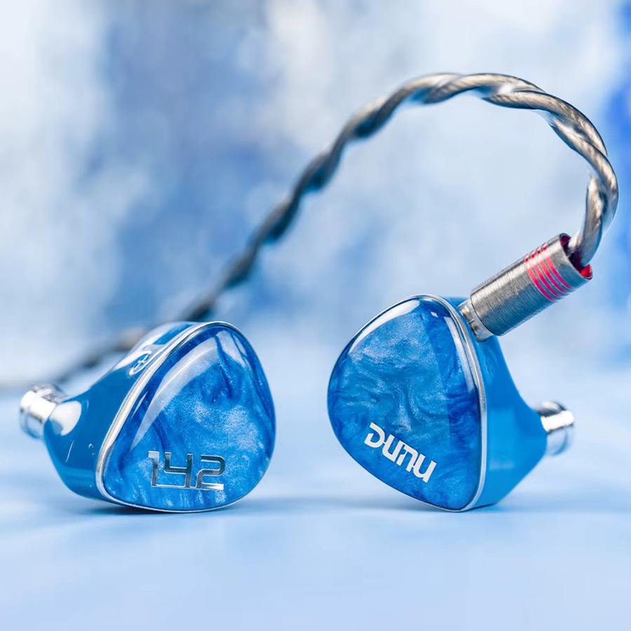 DUNU DN142 Tribrid In-Ear-Kopfhörer in Blau mit 1DD + 4BA + 2 Planar-Treiber und austauschbarem Q-Lock Mini-Steckerkabel (3,5 mm und 4,4 mm) - Bild 2
