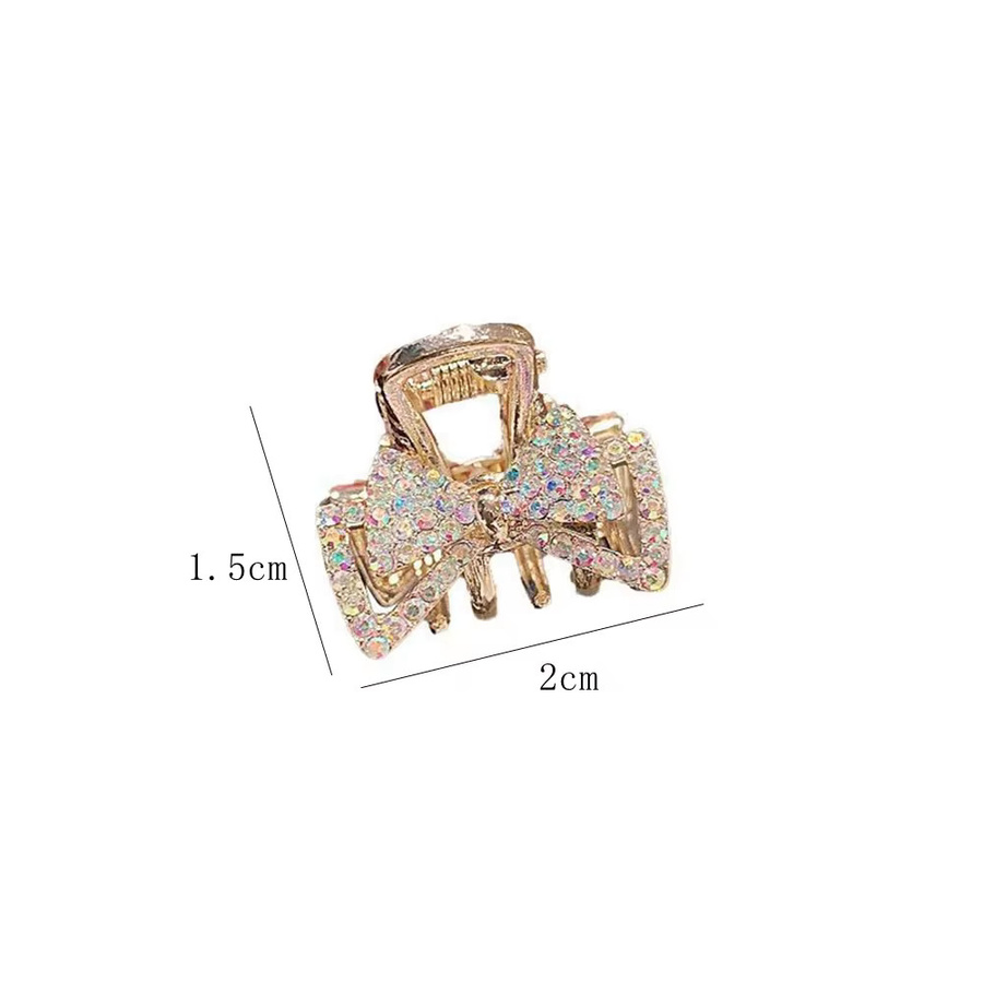 Haar Krallen, Bunte Strass, Bowknot, Damen - Bild 2