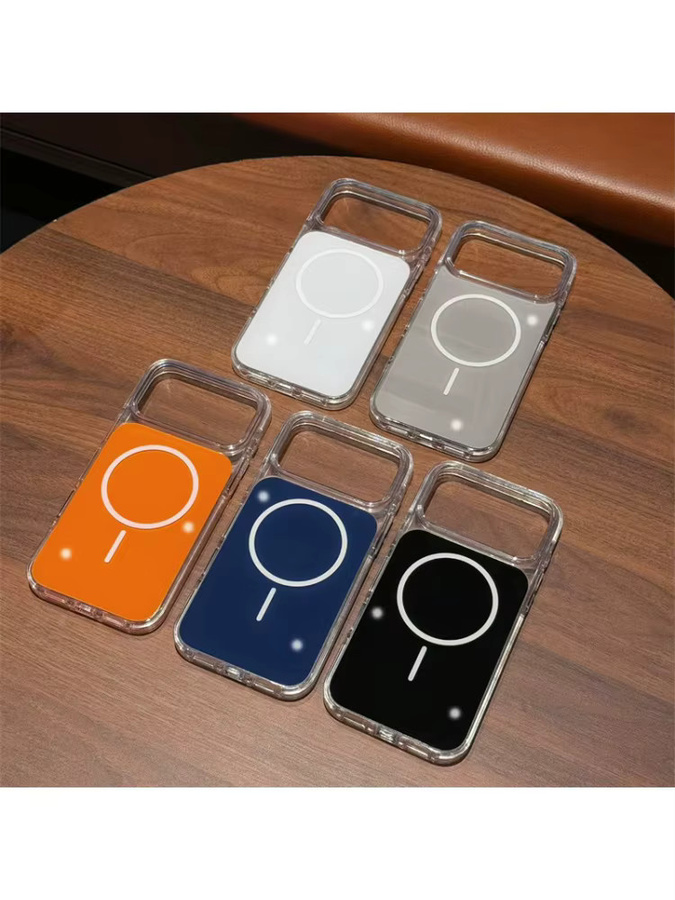 OLPAY Magnetische MagSafe Schutzhülle für iPhone 17 Air in Orange - Bild 3