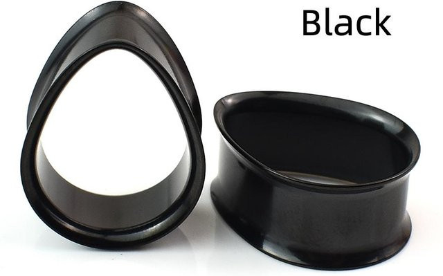 JIAPEIJIA Ohrdehner, Edelstahl, Schwarz, Unisex - Bild 1