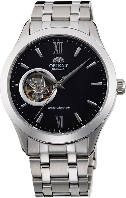 Orient Armbanduhr Automatik, Edelstahl, Schwarz, 39 mm, Herren - Bild 1