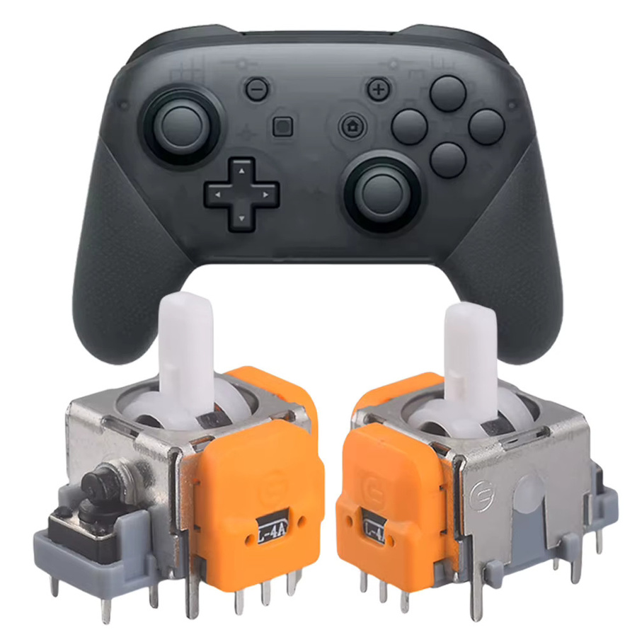 10 Stück APWIKOGER 3D Hall Effect Joystick Module zur Reparatur für PS4, PS5, Nintendo Switch und Xbox, driftfrei und hochpräzise, Multicolor - Bild 3