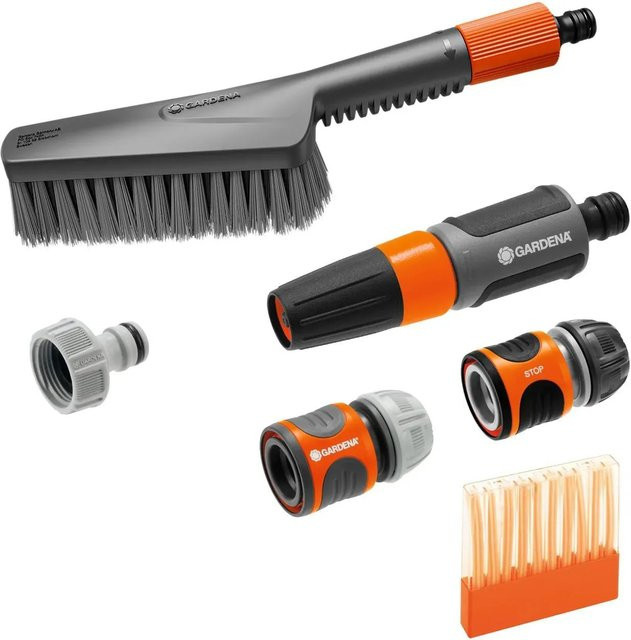 Gardena Combisystem Cleansystem Grundausstattung S mit Soft S Handbürste 18862-20 - Bild 1