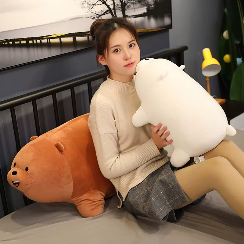 HUGKIS We Bare Bears Grizzly Panda Eisbär, Plüschtiere - Bild 2