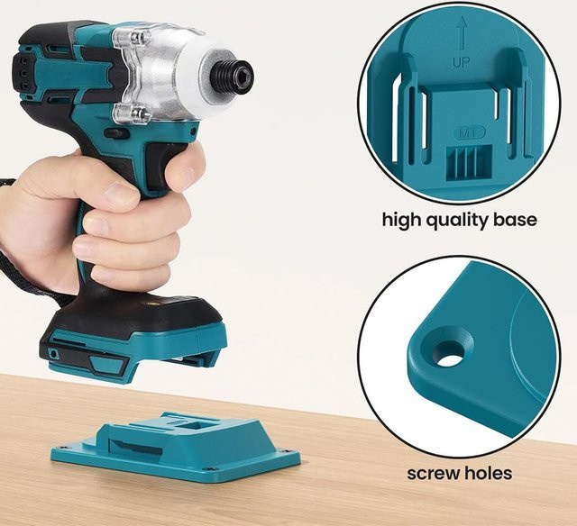 Wandhalterung für Makita 18V Akku und elektrische Werkzeuge zur Wandmontage, 1 Set - Bild 1