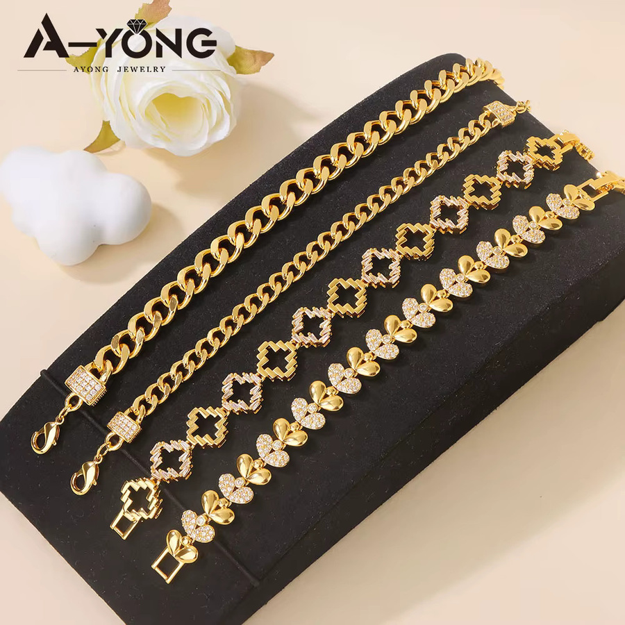 A-YONG AYONG JEWELRY Armband, Gold, Zirkonia, Damen - Bild 2