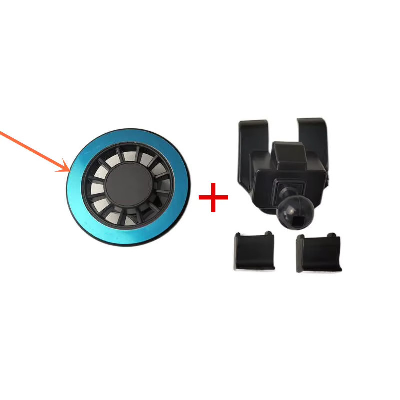 Magnetische Smartphone-Halterung aus ABS-Material für Mercedes-Benz C-Klasse W205 und GLC X253, Schwarz - Bild 2