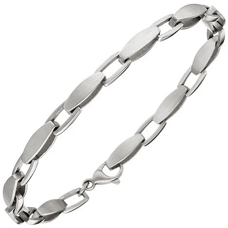 Colfem Armband 950 Platin, matt, 19,5 cm, Unisex - Bild 1