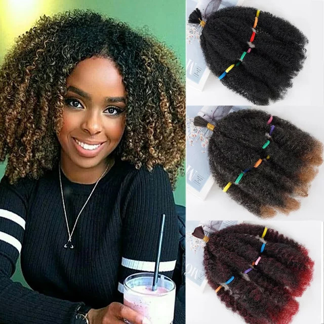ZOLIN Afro Kinky Twist Haarverlängerung, 12 Zoll, 10 Packungen - Bild 1