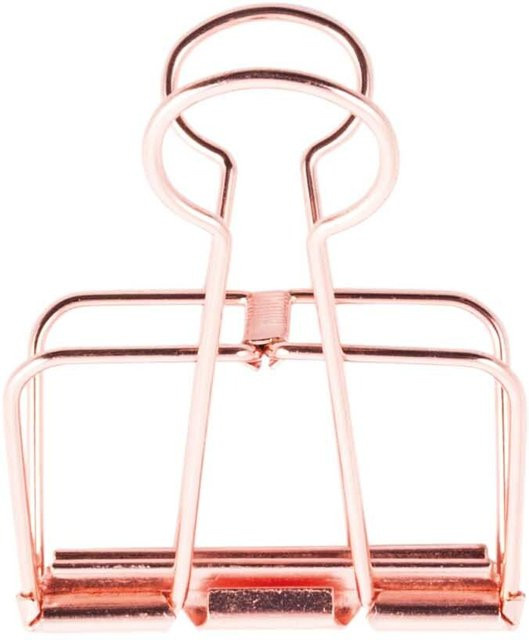 Rico Design Paper Poetry Drahtclips in Kupfer, 6 Stück, 19 mm - Bild 1