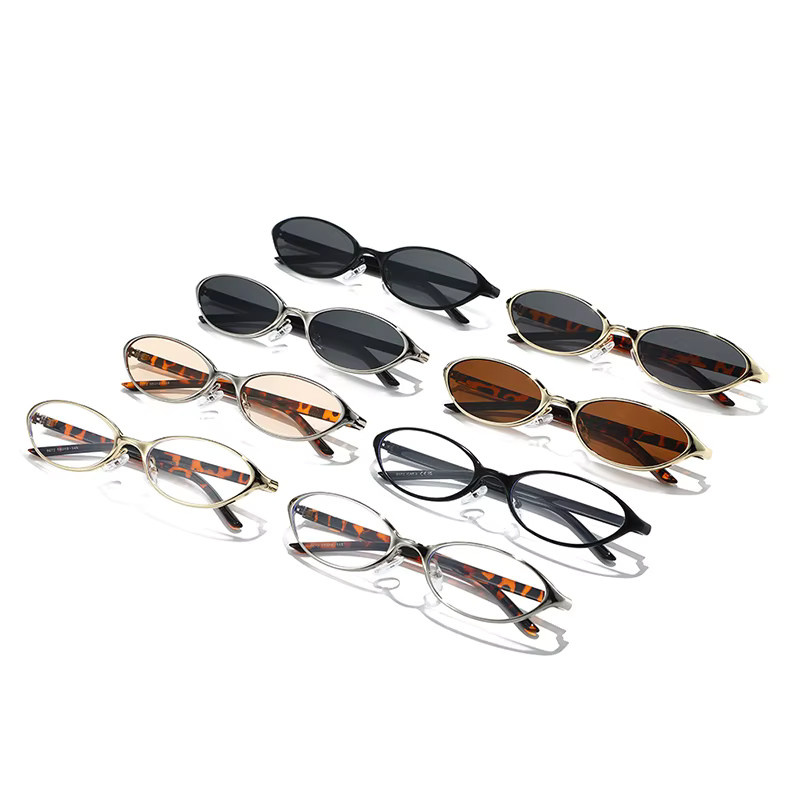 SO&EI Sonnenbrille, oval, Metall, Vollrand, Unisex, klare Farbverlauf - Bild 2