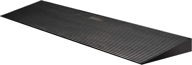 Wiltec Türschwellenrampe aus Gummi in Schwarz, kürzbar, B/T/H: 90 x 20 x 4 cm - Bild 1