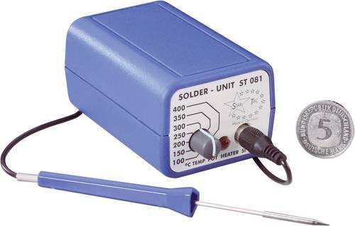 Star Tec ST 081 Lötstation analog 10W mit Temperaturbereich von +100 bis +400°C in Blau - Bild 1