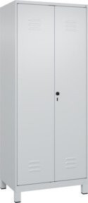 C+P PSA Doppel-Spind Classic PLUS mit 2 Abteilen, Grau, B/T/H: 80 x 50 x 195 cm - Bild 1