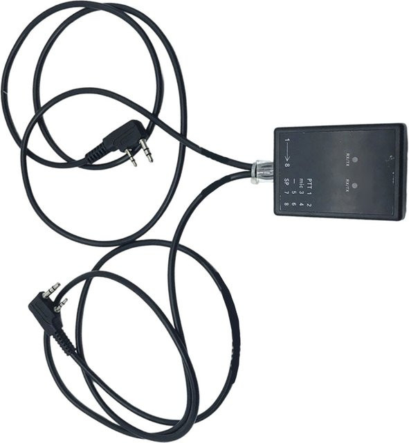 Baofeng K-Typ Repeater-Box für Walkie-Talkie UV/VU-Band Zwei-Wege-Funkstation Zubehör, Schwarz - Bild 1