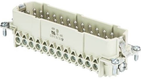 Wieland Electric Steckereinsatz 70.310.2402.0, 24-polig, Weiß, 10 Stück - Bild 1