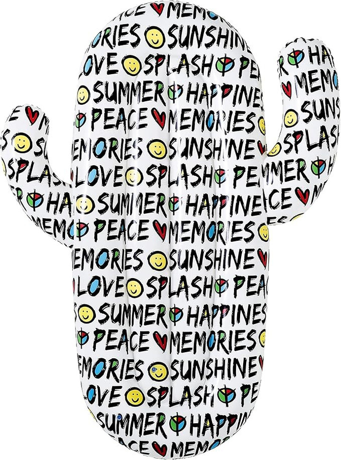 Bestway Luftmatratze Summer Quotes im Kaktus-Design, Multicolor - Bild 1