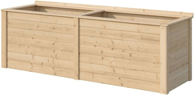 Weka Hochbeet Killarney aus Holz in Natur, Breite: 235 cm - Bild 1